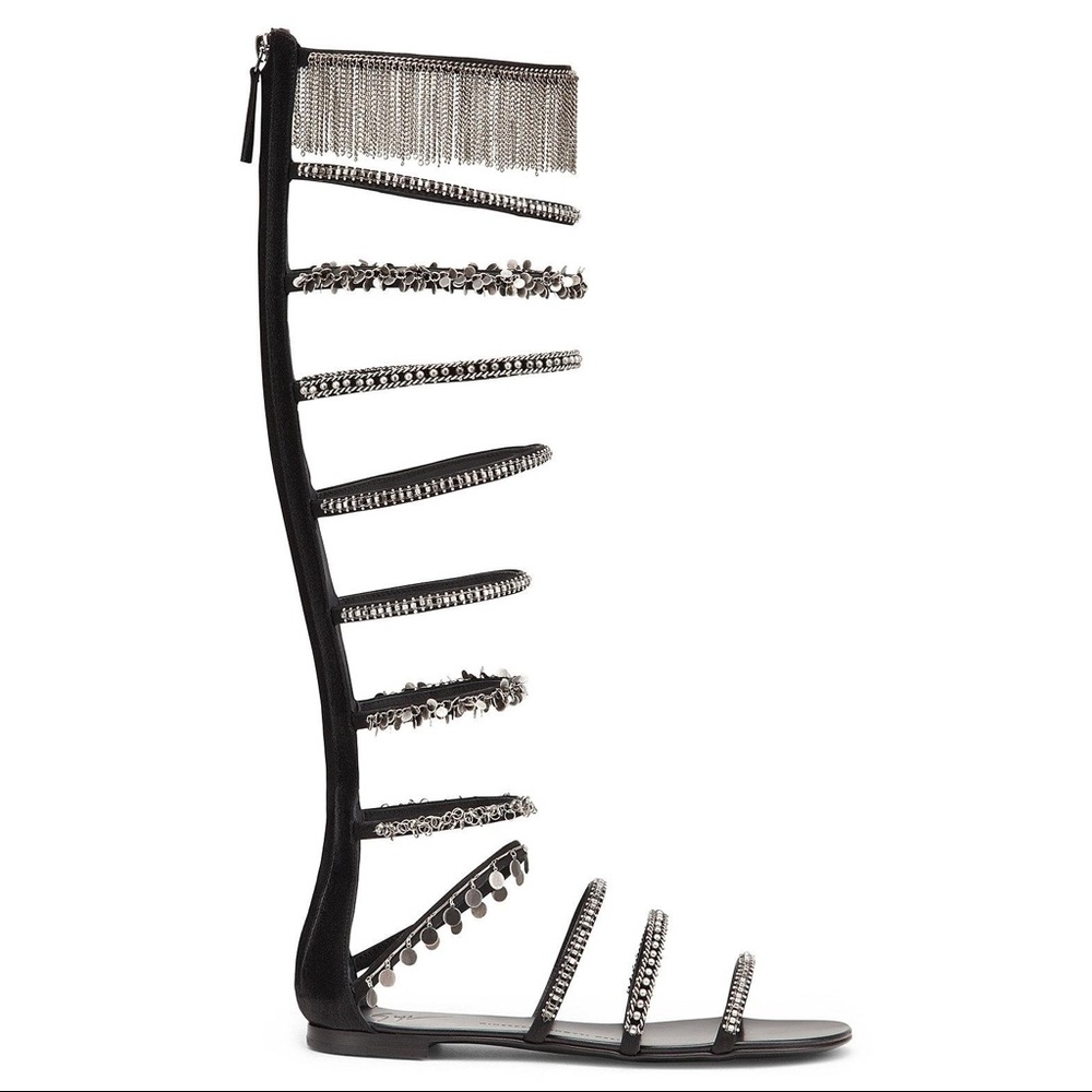 giuseppe zanotti NIB tall chained gladiators - Picture 4 of 6